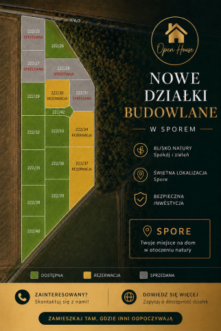 Działka Sprzedaż Spore 2